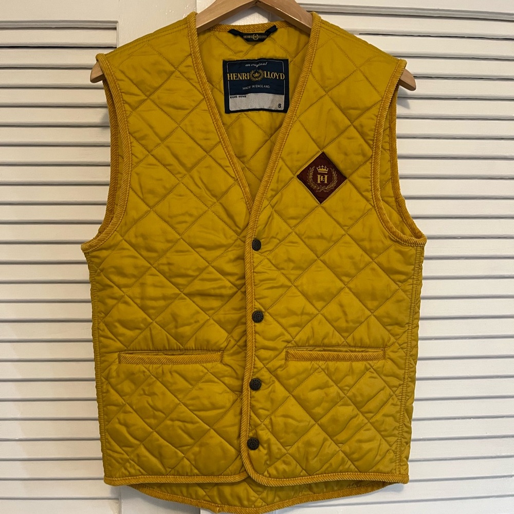 Henri Lloyd quilted vest, S